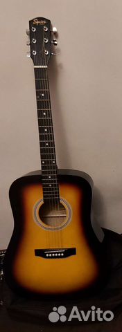 Акустическая гитара fender squier SA-105
