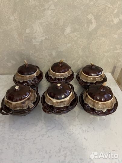 Глиняные горшки для запекания