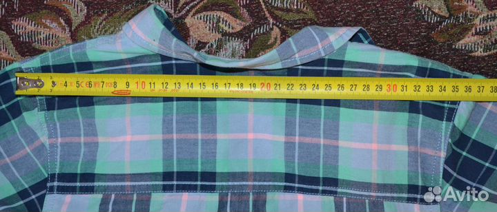 Рубашка с коротким рукавом 11-12 лет