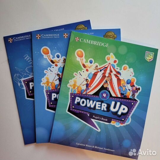 Учебники Power up S,1,2,3