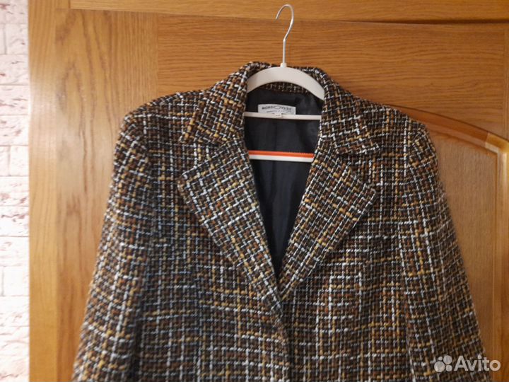 Жакет твидовый 50 Nord Vest Италия шерсть 100%