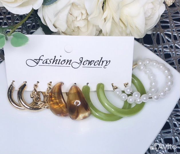 Набор сережек