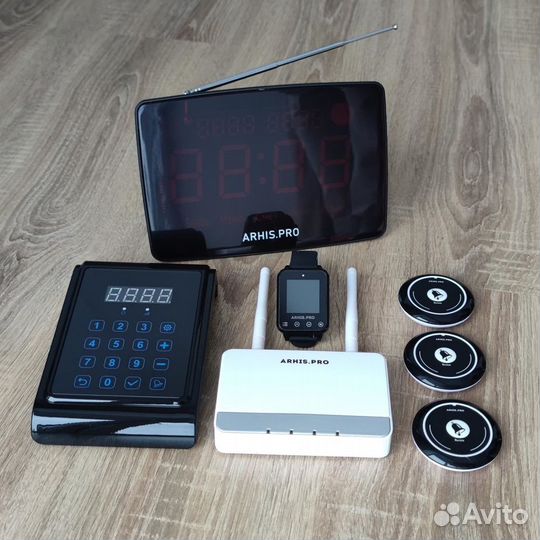 Кнопка вызова персонала, мастера / часы, пульт, та