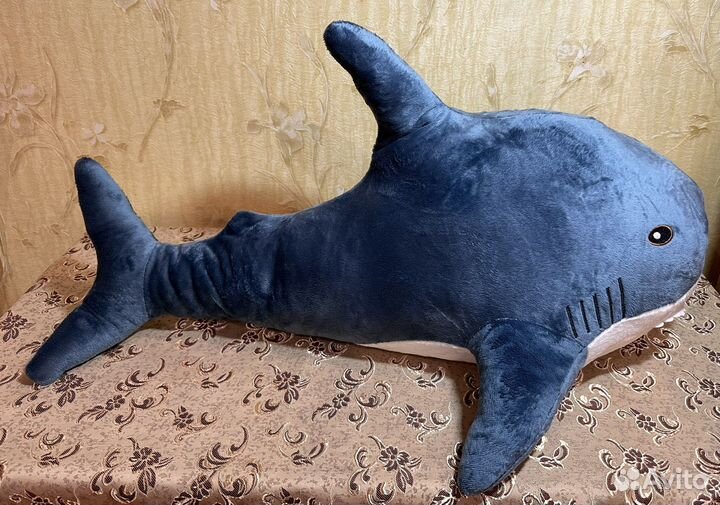 Мягкая игрушка-подушка акула 80 см новая