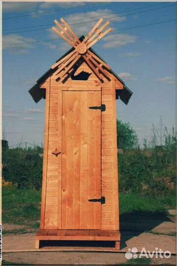 Дачный туалет с кошкой XWK