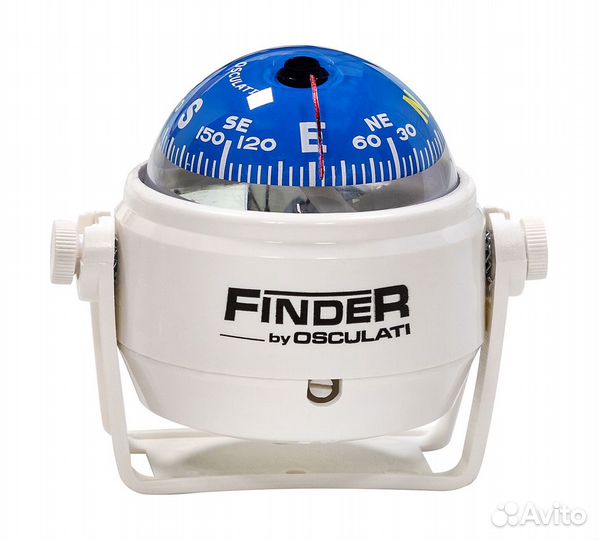 Компас морской Finder 50 мм, синий лимб
