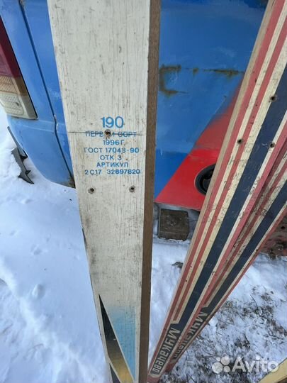 Беговые лыжи СССР