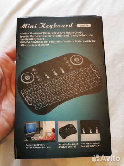 Мини bluetooth клавиатура на Английском языке