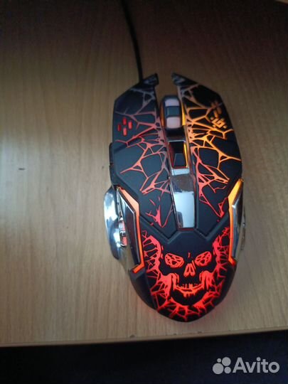 Игровая мышка проводная с подсветкой