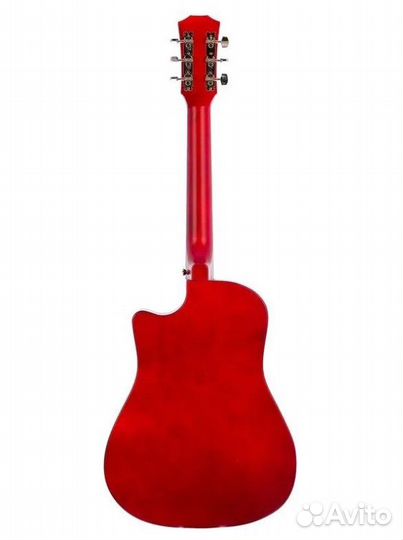 Акустическая гитара оранжевая (размер 7/8)