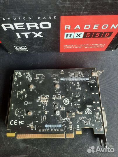 Видеокарта RX 550 2gb