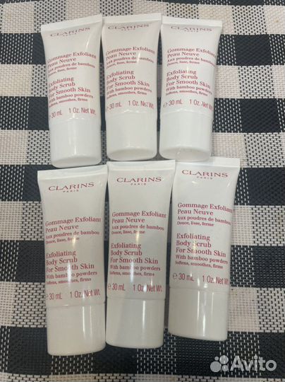 Clarins отшелушивающий крем для тела 30мл до 08.22
