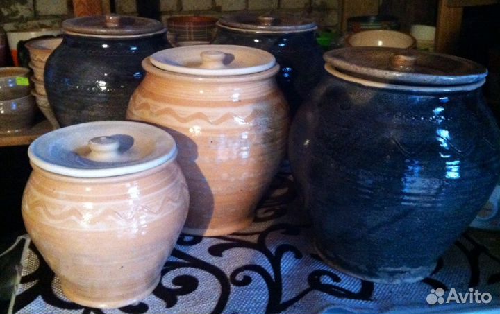 Глиняная посуда ручной работы
