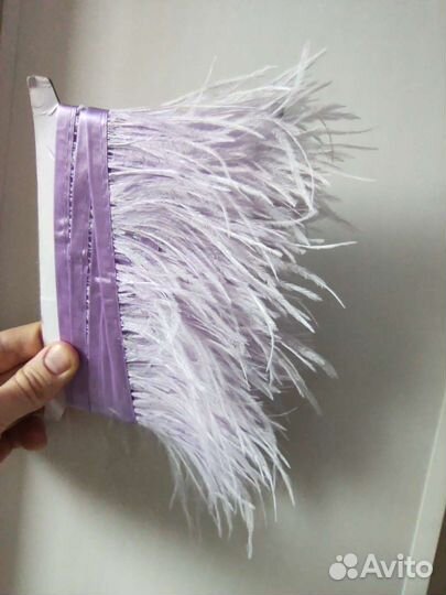 Натуральное страусиное перо