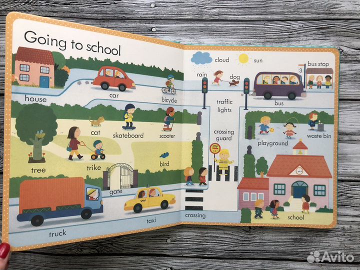 My First Word book Usborne визуальные словари