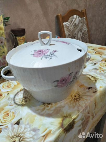 Супница фарфор СССР