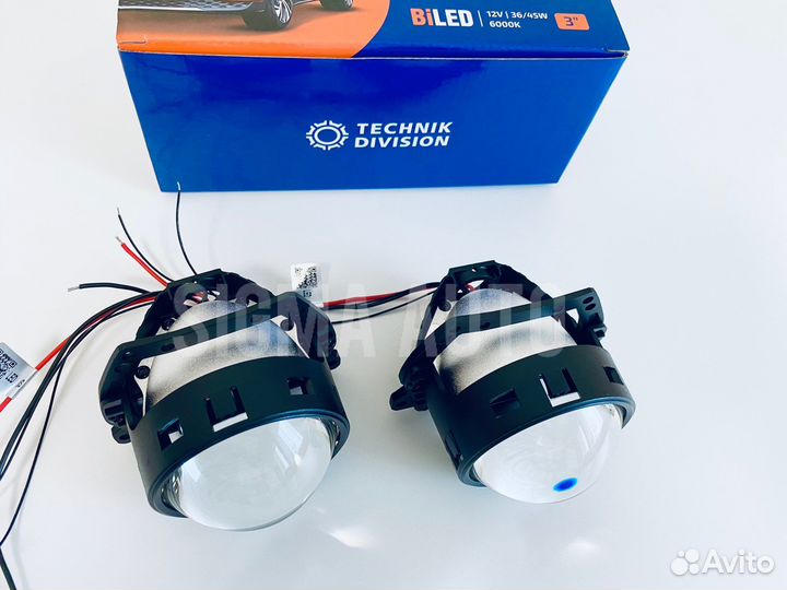 Диодные би лед линзы мтф MTF Biled 12В 3.0’’