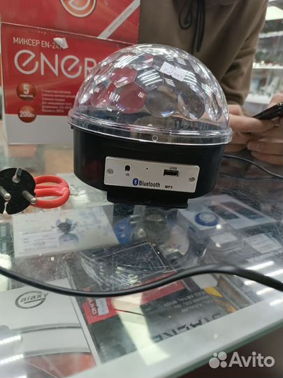 Колонка шар светомузыка