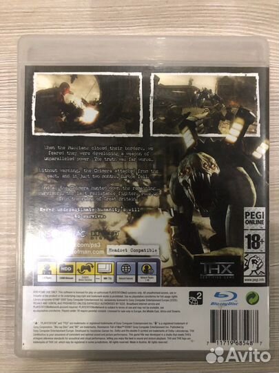 Resistence Fall of Man для Sony Ps3