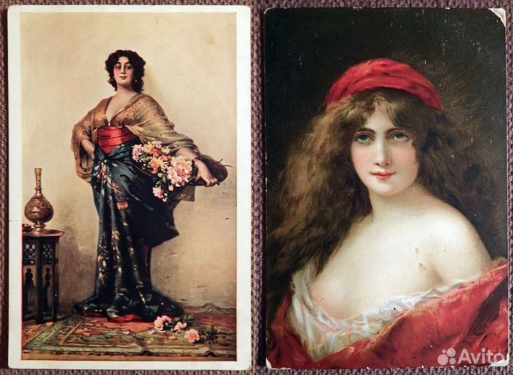 Старинные открытки в ассортименте (№ 7)