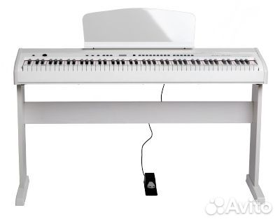 Цифровое пианино, белое, со стойкой Orla