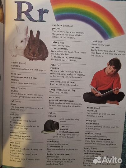 Детский англо - русский словарь с картинками