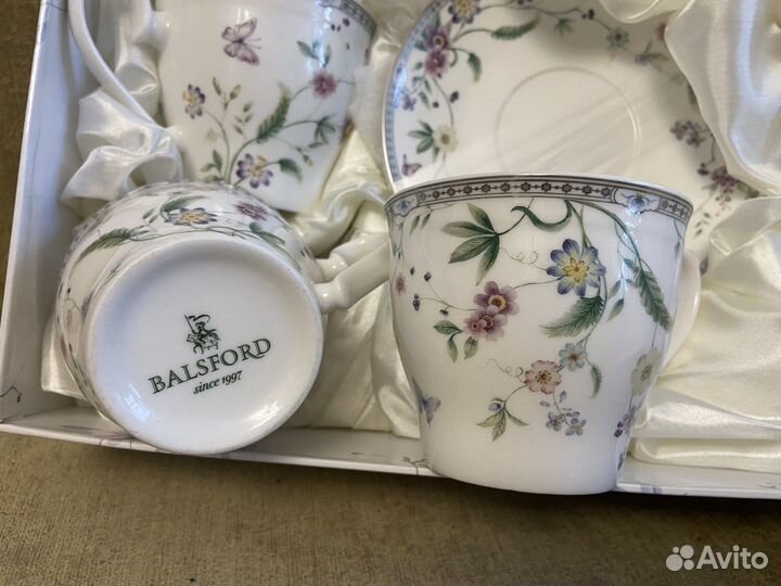 Чайный сервиз фарфор новый Balsford