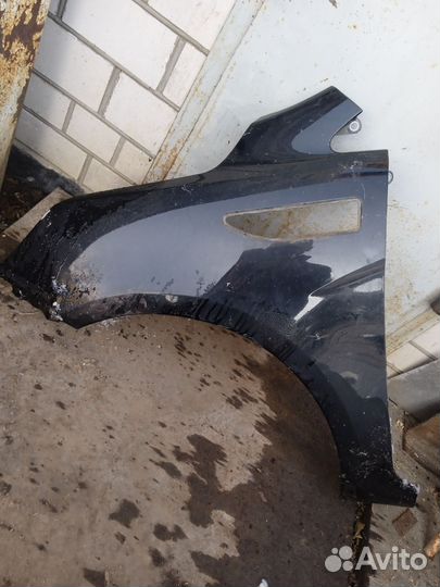 Крыло переднее левое на киа рио