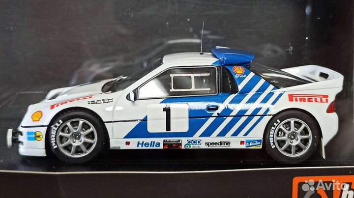 Ford RS 200 HPI Racing Mirage Rally 1/43