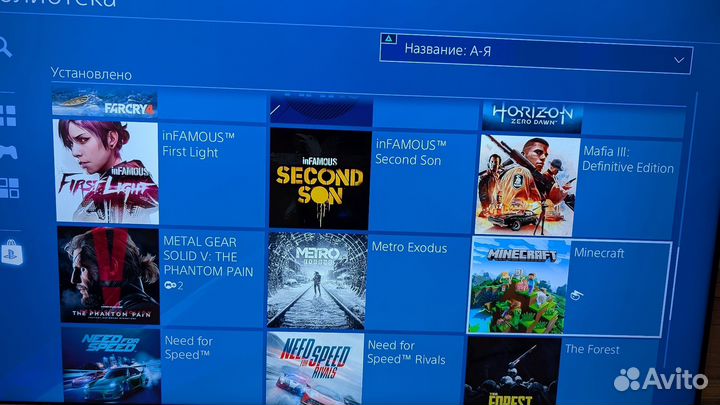 Ps4 Slim 1tb 34 игры 2 джойстика