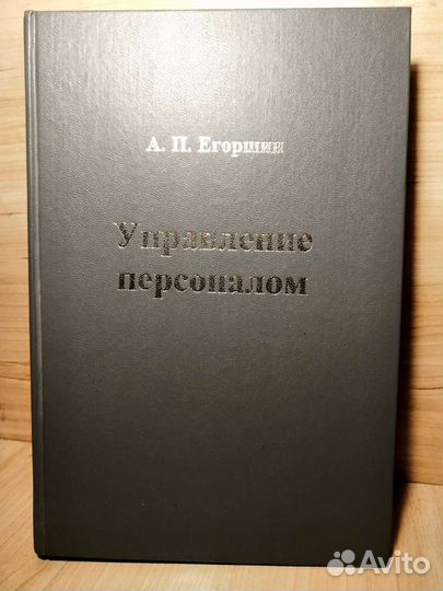 Книга А. П. Егоршин 