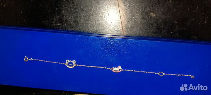 Золотой браслет детский