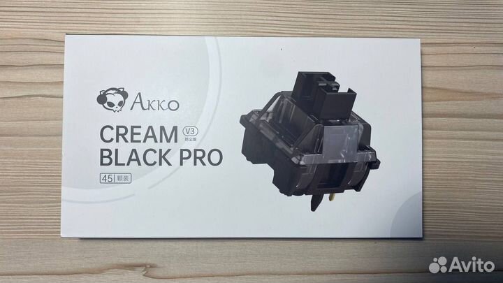 Свитчи Akko V3 Cream Black Pro