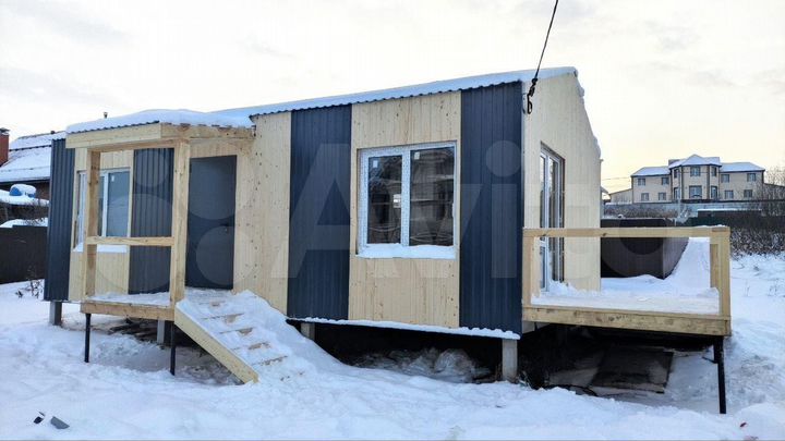 Дом 52,4 м² на участке 9,6 сот.