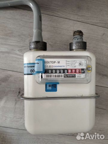 Счётчик газа Вектор-М новый с паспортом