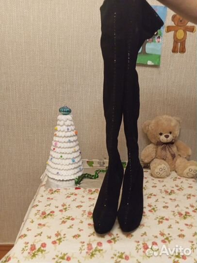 Сапоги женские ботфорты зимние 39