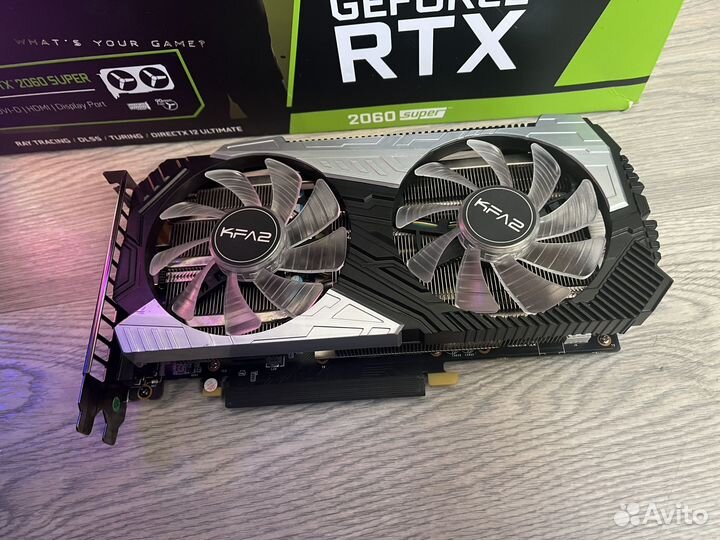 Видеокарта rtx 2060 super 8gb