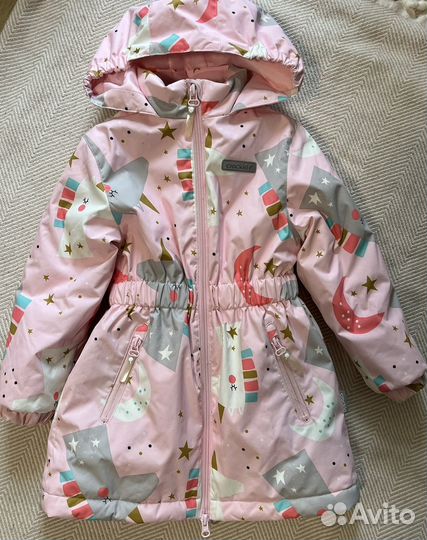 Куртка демисезонная для девочки crockid 104-110
