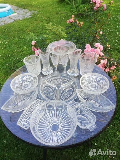 Хрустальная и не только посуда бу