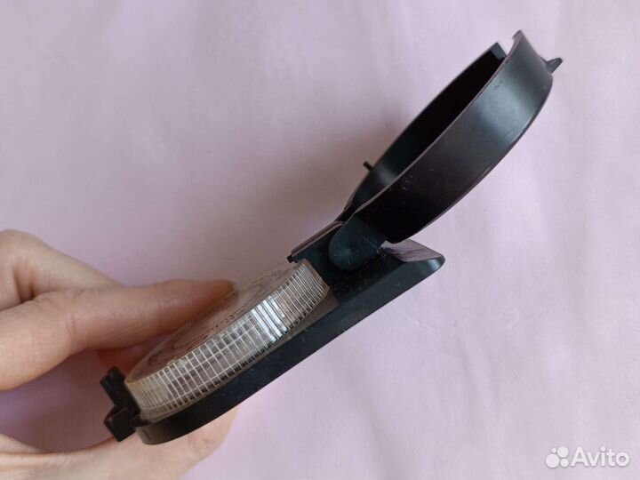 Компас Азимут СССР с линейкой и зеркалом