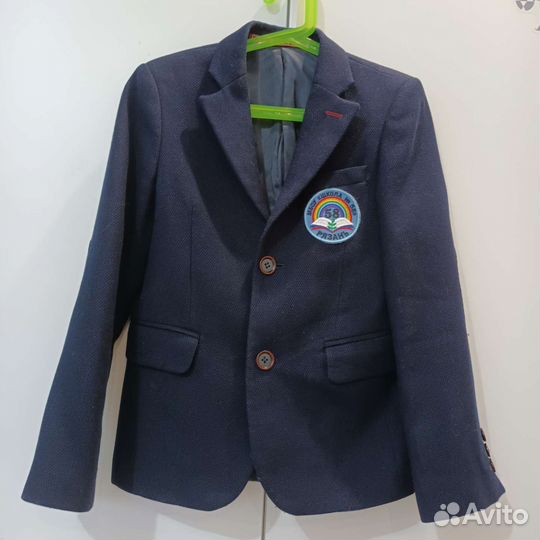 Пиджак школьный для мальчика 134