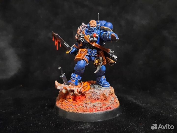 Warhammer 40k SM Lieutenant with Combi-Weapon: