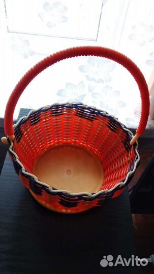 Корзина плетеная СССР конфетница