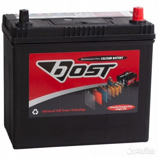 Аккумулятор Bost 55L (70B24R) прям. пол. 55 Ач