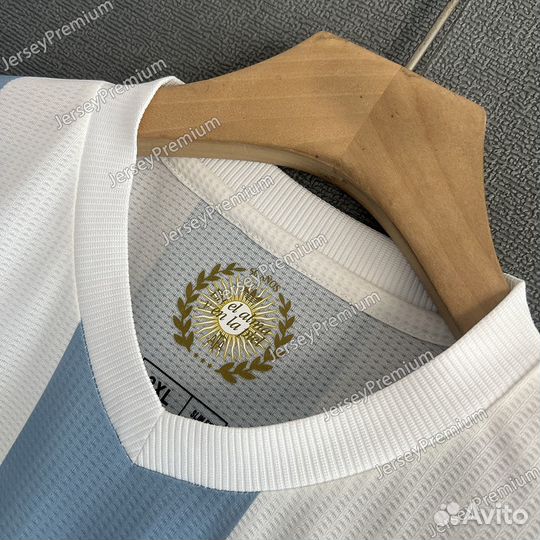 Футболка сборной Аргентины 2024 длинный рукав юбил