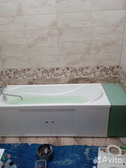 Проклейка обоев, установка дверей