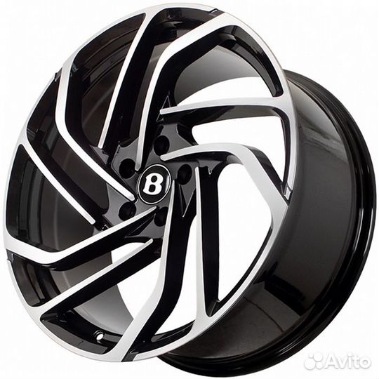 Литые диски 1679 (KF5104) 19*9.0 5*112 ET35 DIA73.1 Black Machine Face