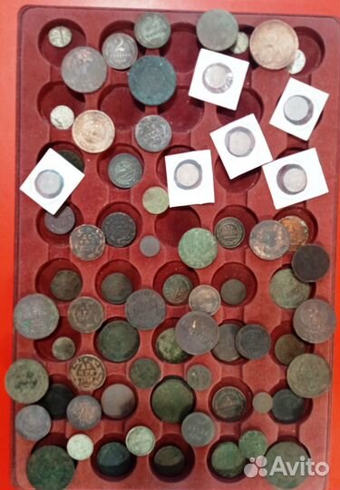 Медные монеты Царской России в ассортименте