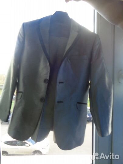 Костюм серебристый на рост 128-134