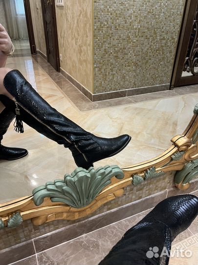 Итальянские ботфорты зимние 40 размер